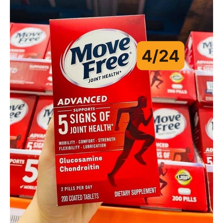 MẪU MỚI Viên Uống Bổ Khớp Move Free Joint Health 200 viên Mỹ
