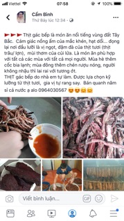 Thịt trâu gác bếp Điện Biên