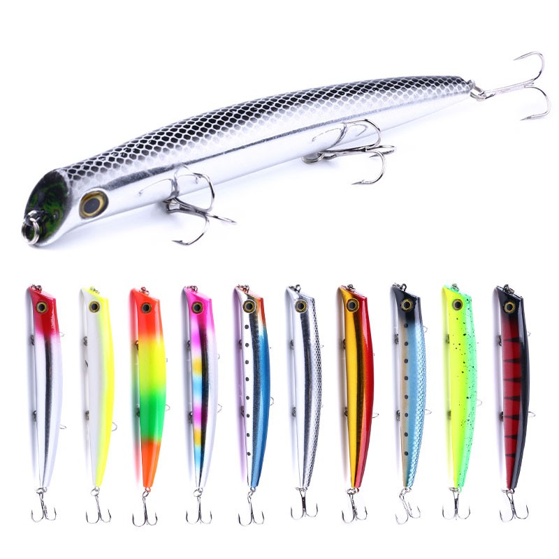 Mồi nhựa câu cá HENGJIA 12cm 17g nhiều mẫu lựa chọn