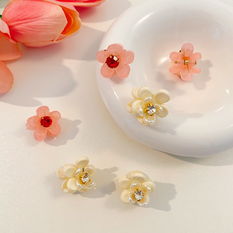 Kẹp Tóc Mái Nhỏ Hình Hoa Dễ Thương Cho Bé Gái