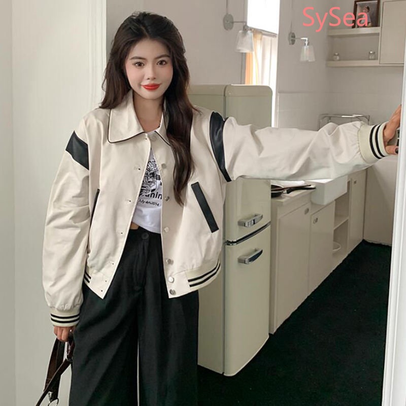Áo Khoác Bóng Chày Phong Cách Retro Thời Trang Mùa Thu Cho Nữ