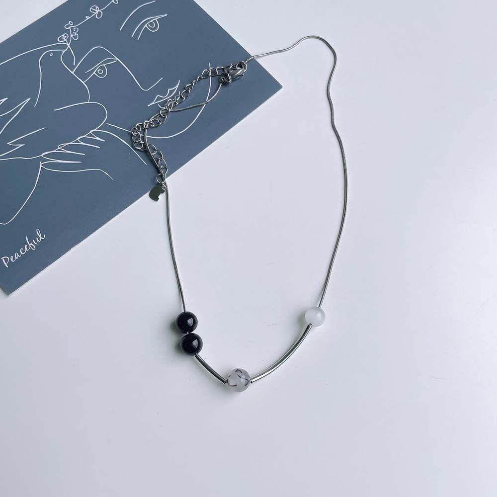 Vanes1 Dây Chuyền Phong Cách Punk Cổ Điển Cho Nữ|Vòng Cổ Choker Đính Hạt Phong Cách Hip Hop Hàn Quốc