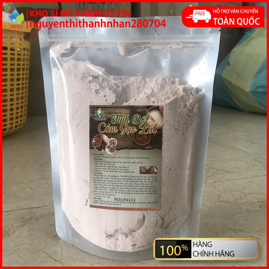 1kg Tinh bột cám gạo lứt giảm nhờn, ngừa mụn, làm trắng da,......