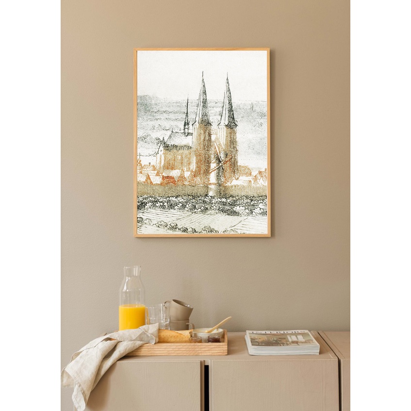 Set 5 tranh canvas treo tường trang trí phòng khách NEWFA2