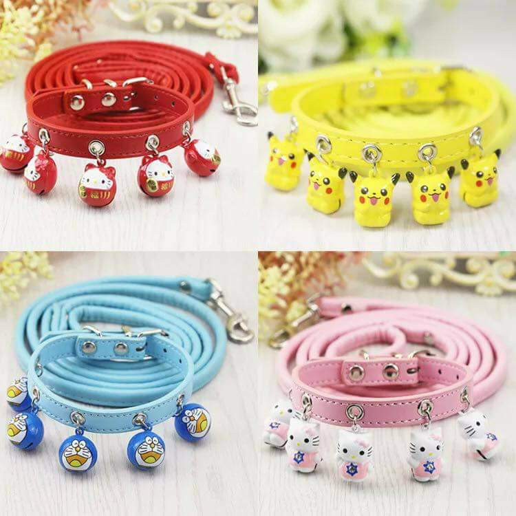 Dây dắt kèm vòng cổ 5 chuông