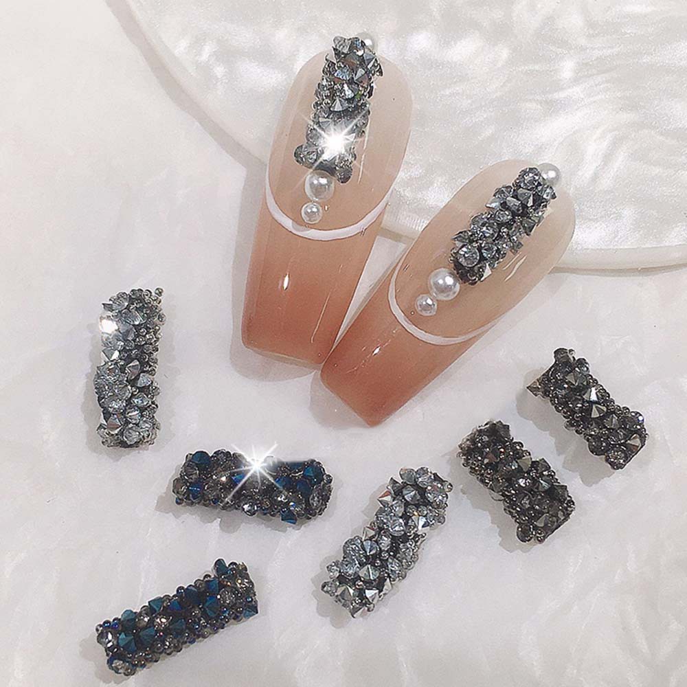 TWINKLE Shiny 3D Nail Art Decoration Bright DIY Nail|Pillar Nail Art Jewelry Luxury Elegant Diamonds Fashion Exquisite Manicure Ornaments