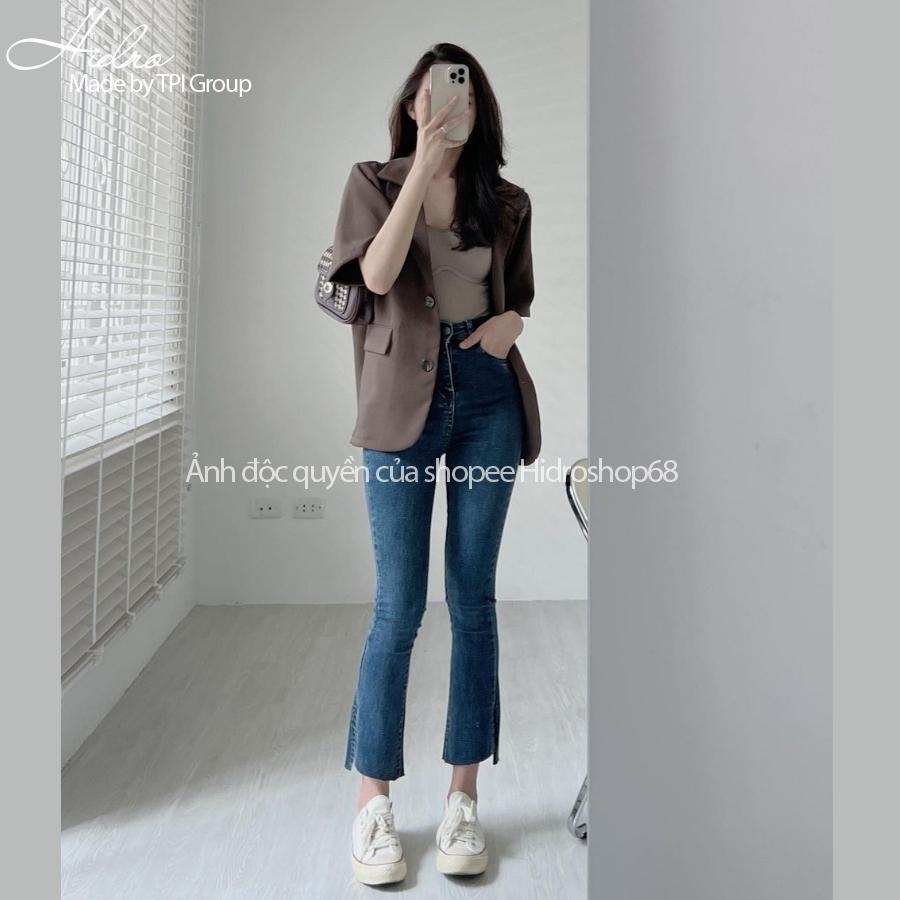 Áo Blazer ngắn tay thời trang Hàn Quốc dễ phối đồ | BigBuy360 - bigbuy360.vn