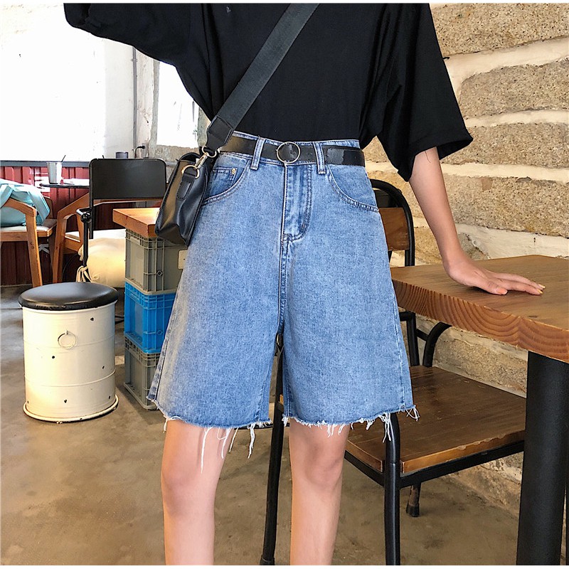 [LEEVA COMBO] 2 quần jeans lửng ngố ống rộng L264 + L244