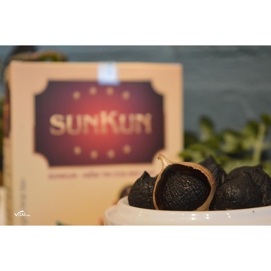 TỎI ĐEN HẢO HẠNG SUNKUN 100% LÊN MEN TỰ NHIÊN [HÀNG XUẤT KHẨU]