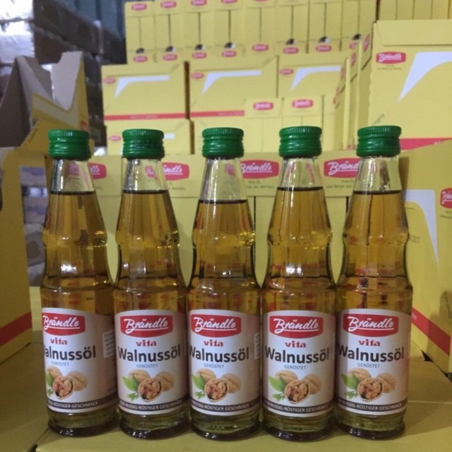 Dầu óc chó nguyên chất Kunella Feinkost 100ml mẫu mới của đức