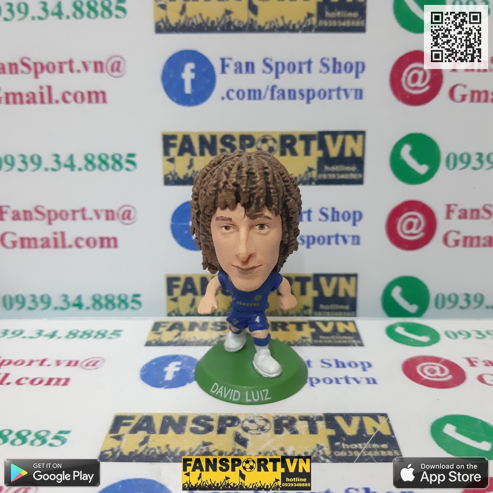 Tượng cầu thủ bóng đá Chelsea Soccerstarz non kodoto soccerwe Cech Luiz Cole Torres Mata