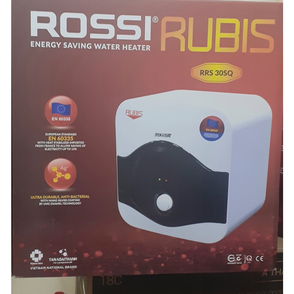 Bình nóng lạnh Rossi Puro 30SQ