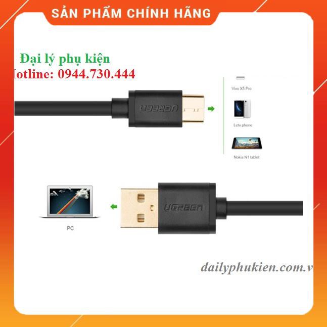 Cáp USB Tye-C sang cổng USB 2.0 Type A Ugreen US141 dailyphukien