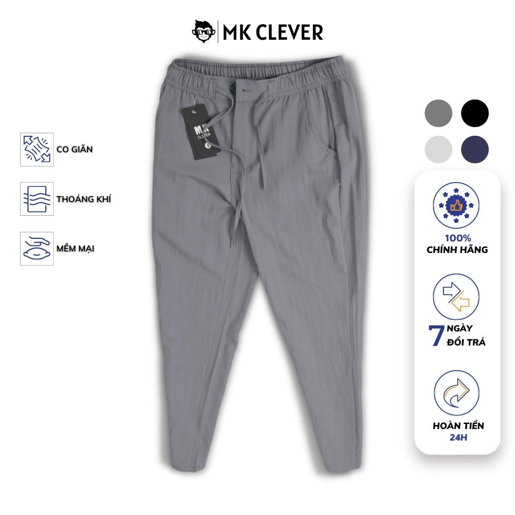 Quần Dài Đũi Xước Nam MK CLEVER Siêu Mát Co Giãn Tốt, Form Slimfit