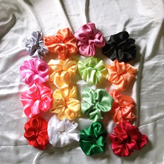 Scrunchies - cột tóc vải chất phi lụa [ Giá sỉ ]