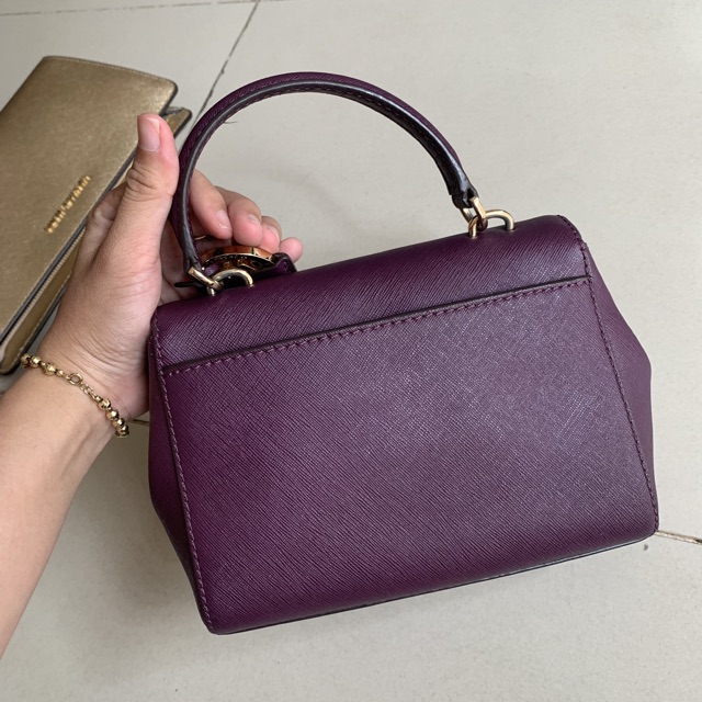 Túi mk sz mini màu plum