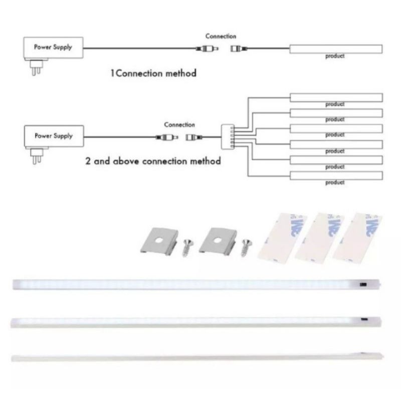 • HCM •Thanh Đèn LED 30/50CM Cảm Biến Quét Tay