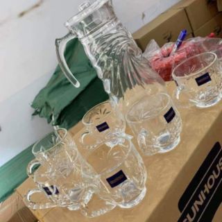 Bộ bình thủy tinh 6 cốc