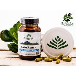 SKIN RENEW GIẢI CỨU - TRẺ HÓA - THANH LỌC DA ORGANIC INDIA