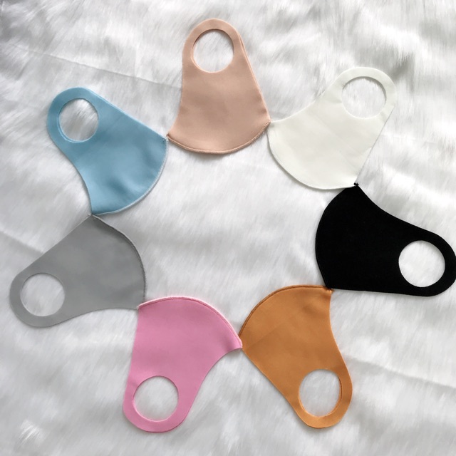 khẩu trang vải poly 2 da