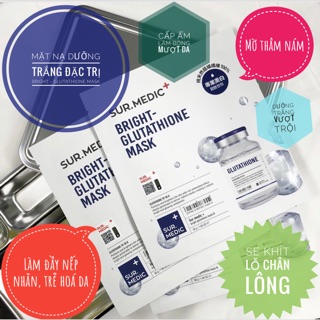 Mặt nạ Sur.Medic Bright Glutathione mask Neogen