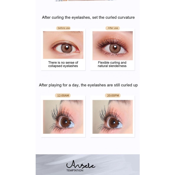 Mascara làm cong và dày mi chống thấm nước và mồ hôi không dễ lem
 | BigBuy360 - bigbuy360.vn