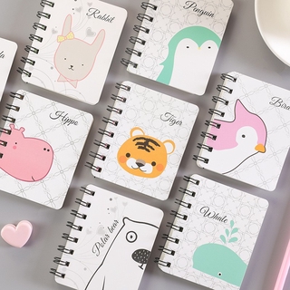 Sổ Tay Mini Gáy Lò Xo - Sổ Ghi Chép Cầm Tay Nhỏ Xinh Nhiều Mẫu