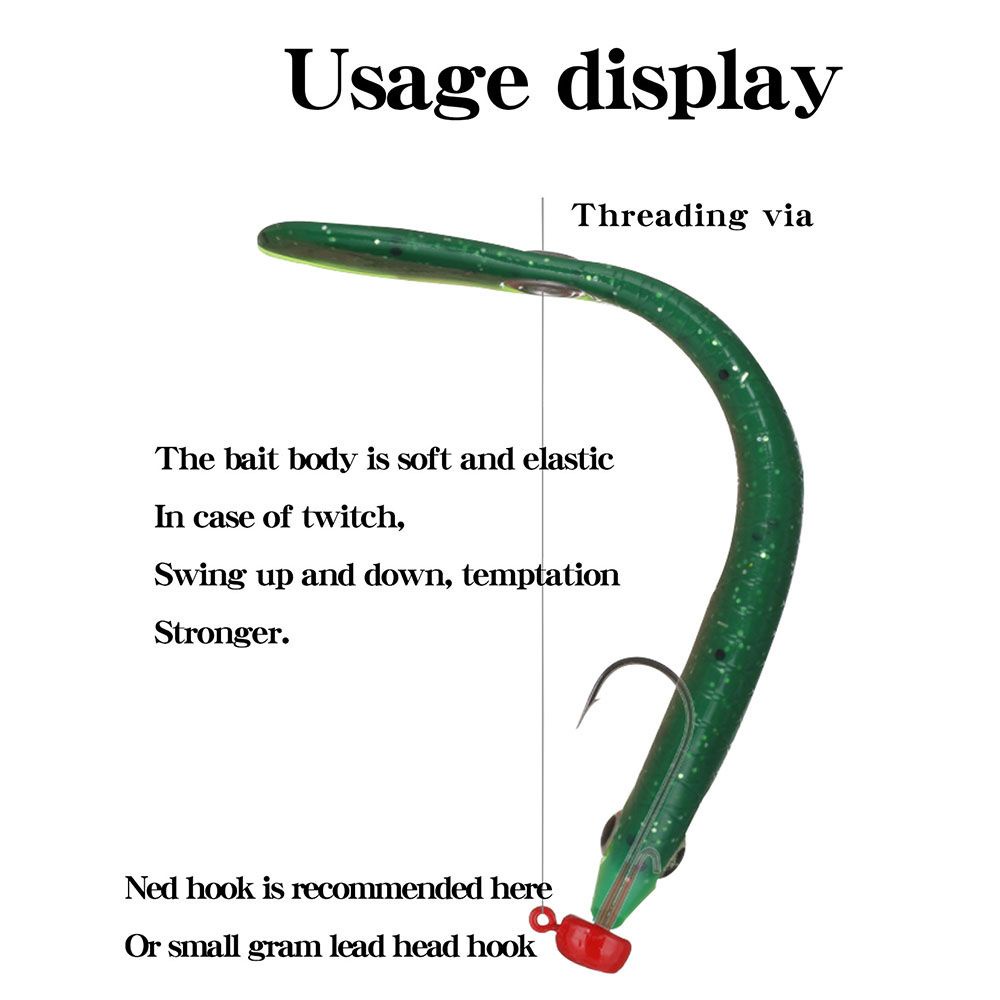 Set 5 Mồi Câu Cá Nhân Tạo Bằng PVC Mềm Nhiều Màu Sắc