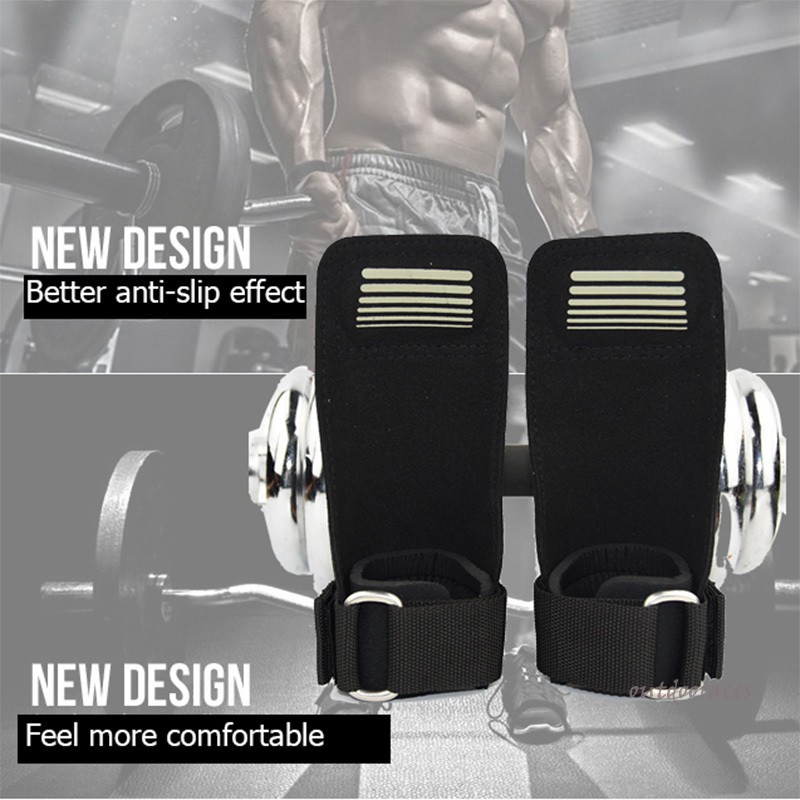 Weight Lifting Hand Grips Workout Pads With Built in Adjustable Wrist Support Wraps for Power Lifting Pull Up Fitness Gym Fitness Gloves Alternative