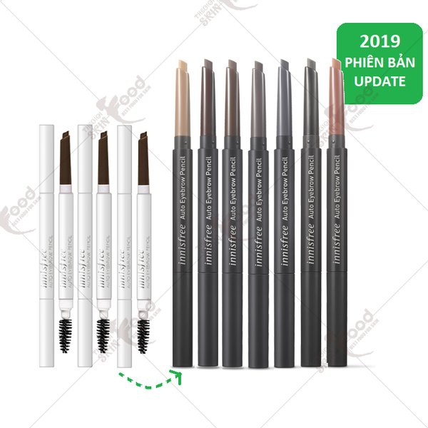 Chì Kẻ Mày 2 Đầu Innisfree Auto Eyebrow Pencil