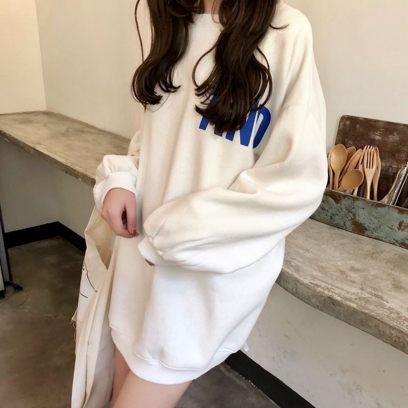 Áo thun tay dài lót nhung thời trang thu đông cho nữ | BigBuy360 - bigbuy360.vn