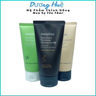 Sữa Rửa Mặt Innisfree Tro Núi Lửa Super Volcanic Pore Micellar Cleansing Foam 2X 150g Hàn Quốc