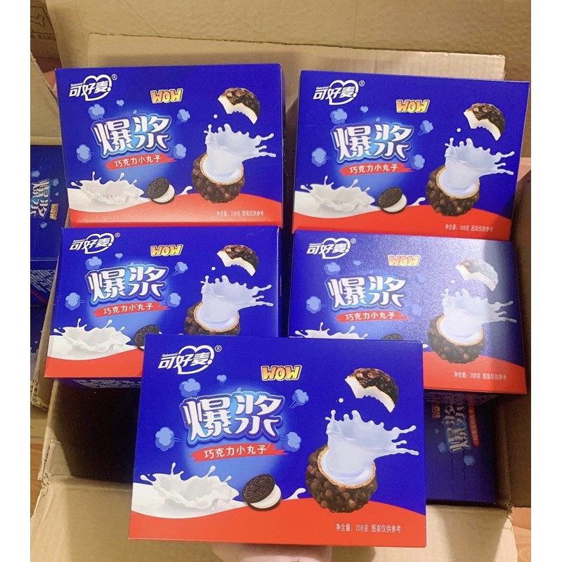 BÁNH CHOCOLATE NHÂN SỮA CHẢY GIÒN TAN 3 LỚP | BigBuy360 - bigbuy360.vn