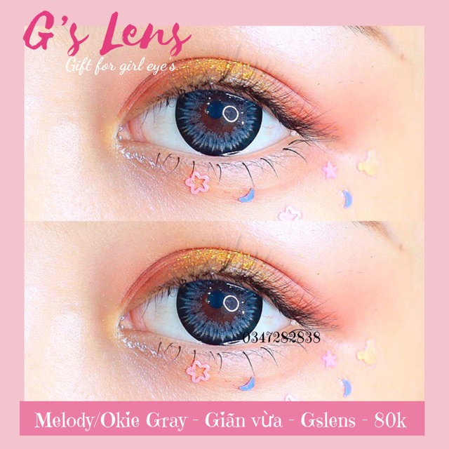 🔥9 Mẫu Lens Xám Giãn Tròng🔥