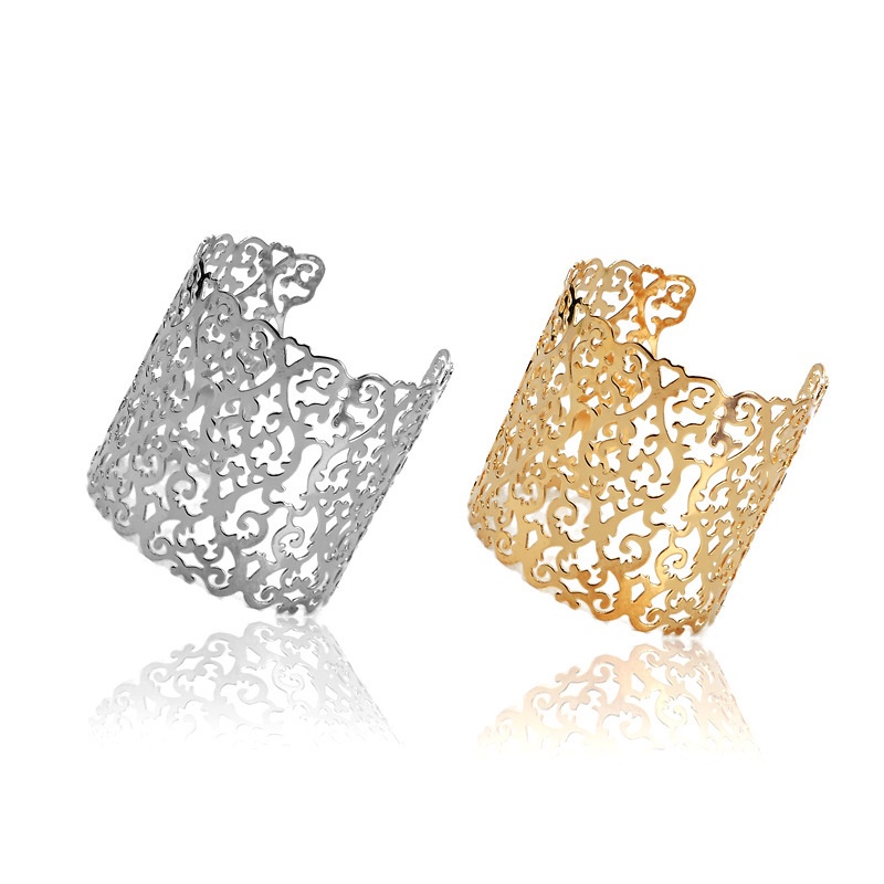 1 Vòng Tay Họa Tiết Hoa Rỗng Cho Nữ