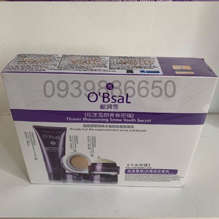 [Tem chính hãng] 4 Bộ O’Bsal Flower Blossoming Snow Face