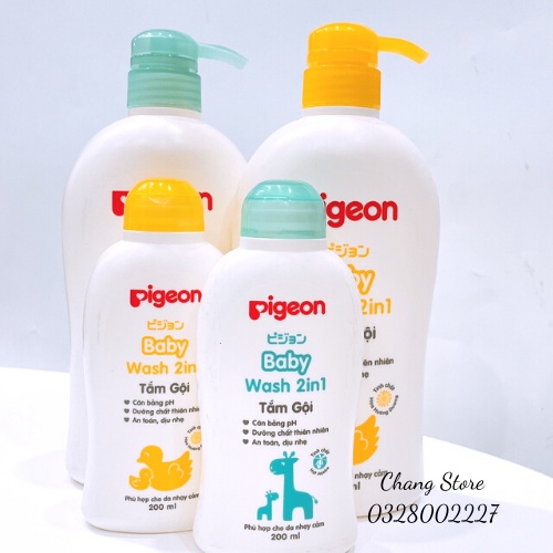 Sữa Tắm Gội 2 In 1 Pigeon 200ml/ 700ML