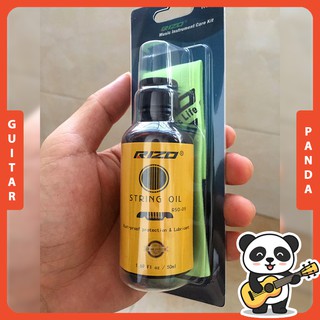  Dầu Lau Dây Đàn Guitar Rizo 50ml + [Tặng kèm khăn lau]