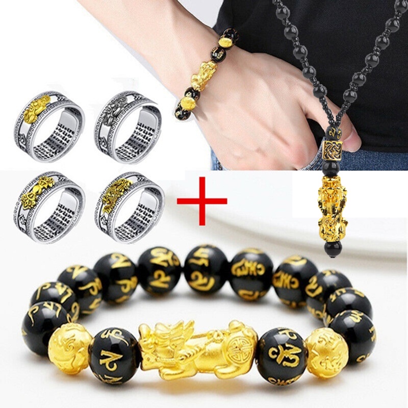 Bộ Trang Sức Gồm Vòng cổ/Vòng Tay/Nhẫn/Vòng Tay Chuỗi Hạt Đá Mã Não Phong Cách Ấn Độ