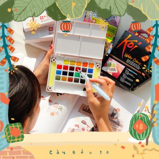 Bộ 30 Màu Nước Cơ Bản Koi SAKURA