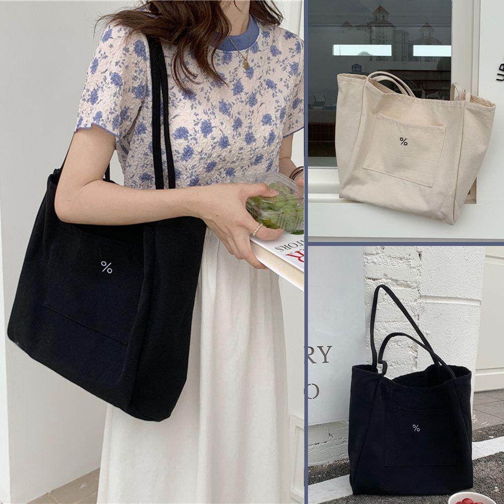 Túi vải Thêu Họa Tiết Dễ Thương MIHAN1 Cho Nam Và Nữ