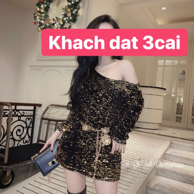 Váy kim sa có lót
