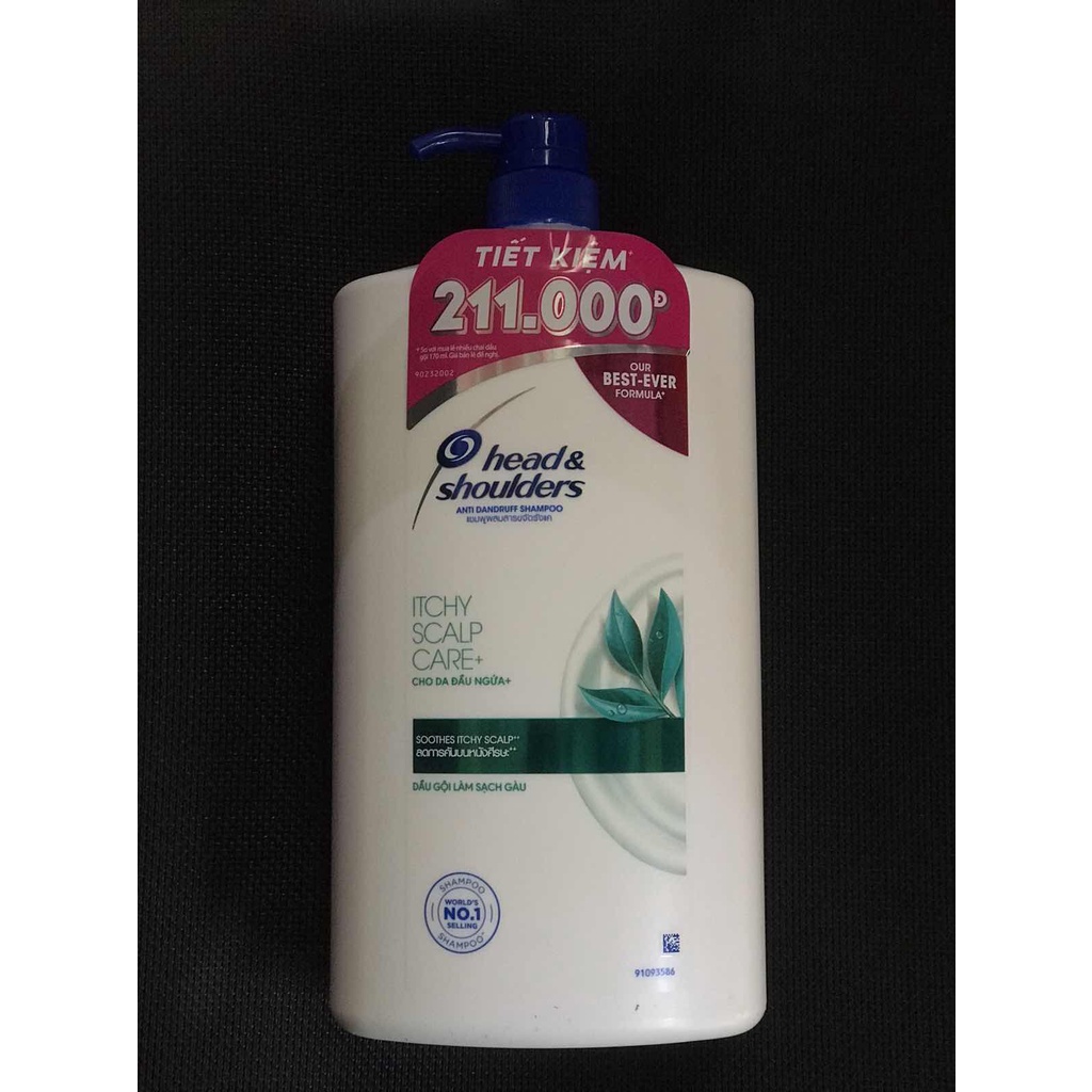 Dầu Gội HEAD&SHOULDERS chai 1800ml Bạc Hà Mát Lạnh / Da Đầu Ngứa: Bạc Hà Mùa Hè