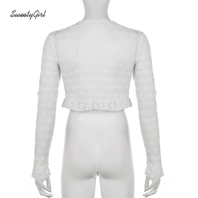 Áo Thun Tay Dài Cổ Chữ V Thắt Nơ Eo Màu Trơn Thời Trang 2022 Dành Cho Nữ