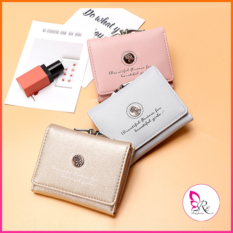 VÍ NỮ HỌA TIẾT CẦM TAY DÁNG MINI NHỎ GỌN THỜI TRANG HÀN QUỐC VN08 | BigBuy360 - bigbuy360.vn