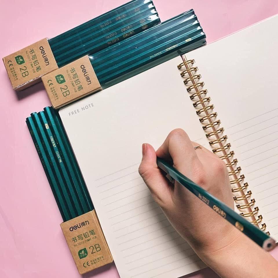 Bút chì 2B,HB Đức Staedtler Noris cao cấp,bút chì viết , vẽ hình luyện chữ cho bé hộp 10 cái