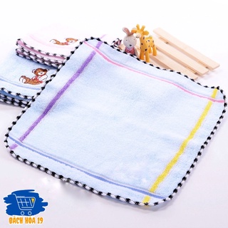 Khăn mặt vuông siêu mềm lau miệng, rửa mặt cho bé, lau bát đĩa