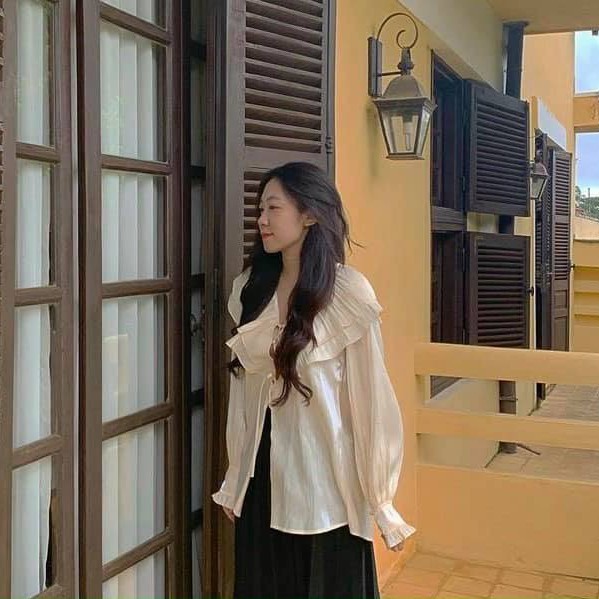 ÁO NUDE CỘT DÂY CỔ BÈO TAY PHỒNG NHẸ NHÀNG TWIGH LIGHT TOP | BigBuy360 - bigbuy360.vn