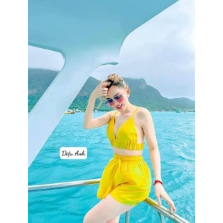Set bikini vàng