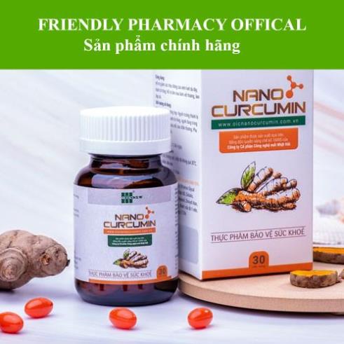 (Mẫu mới 2020) Nano Curcumin OIC – Viên nang hỗ trợ điều viêm loét dạ dày (Lọ 30 viên)